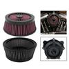 High Flow Reusable Motorcycle Air Filter Intake Cleaner Round Tall Fit for Harley Touring FXDLS Softail Sportster