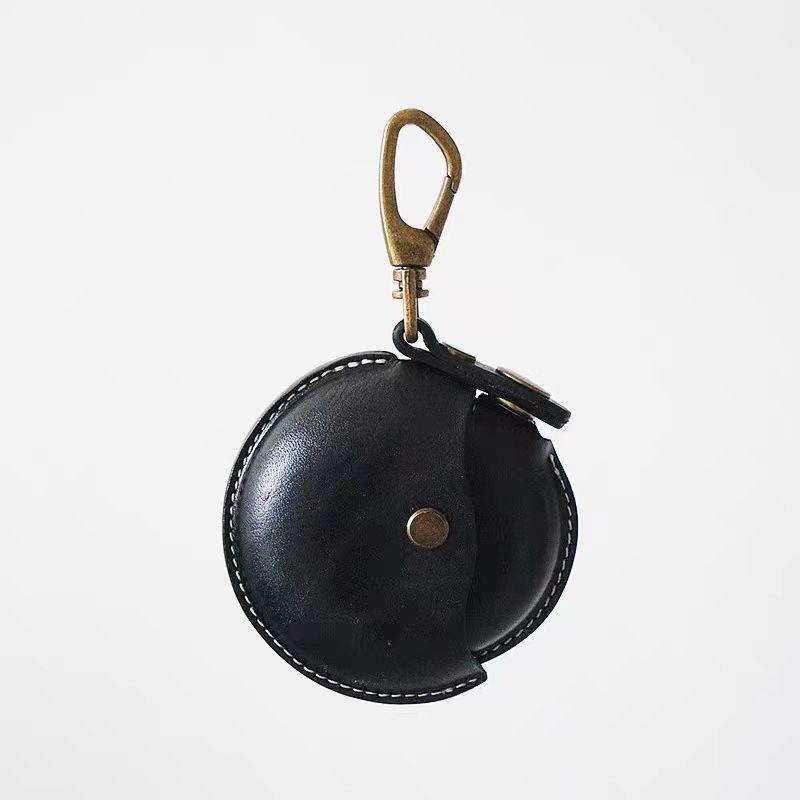 Portable Creative Bluetooth Earphone Case Small round Bag Gift Item Keychain Cable Organizer Hanging Bag Korean Sle Design