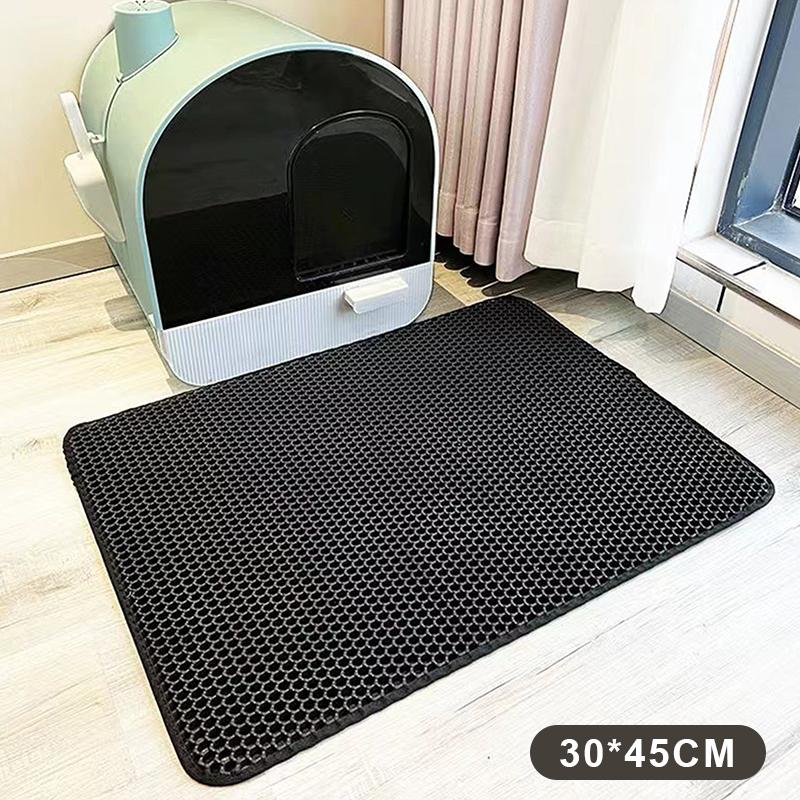 Cat Litter Mat Heavy Duty 2 Layer Waterproof Washable Non Slip Floor Protector for Home Pet Area