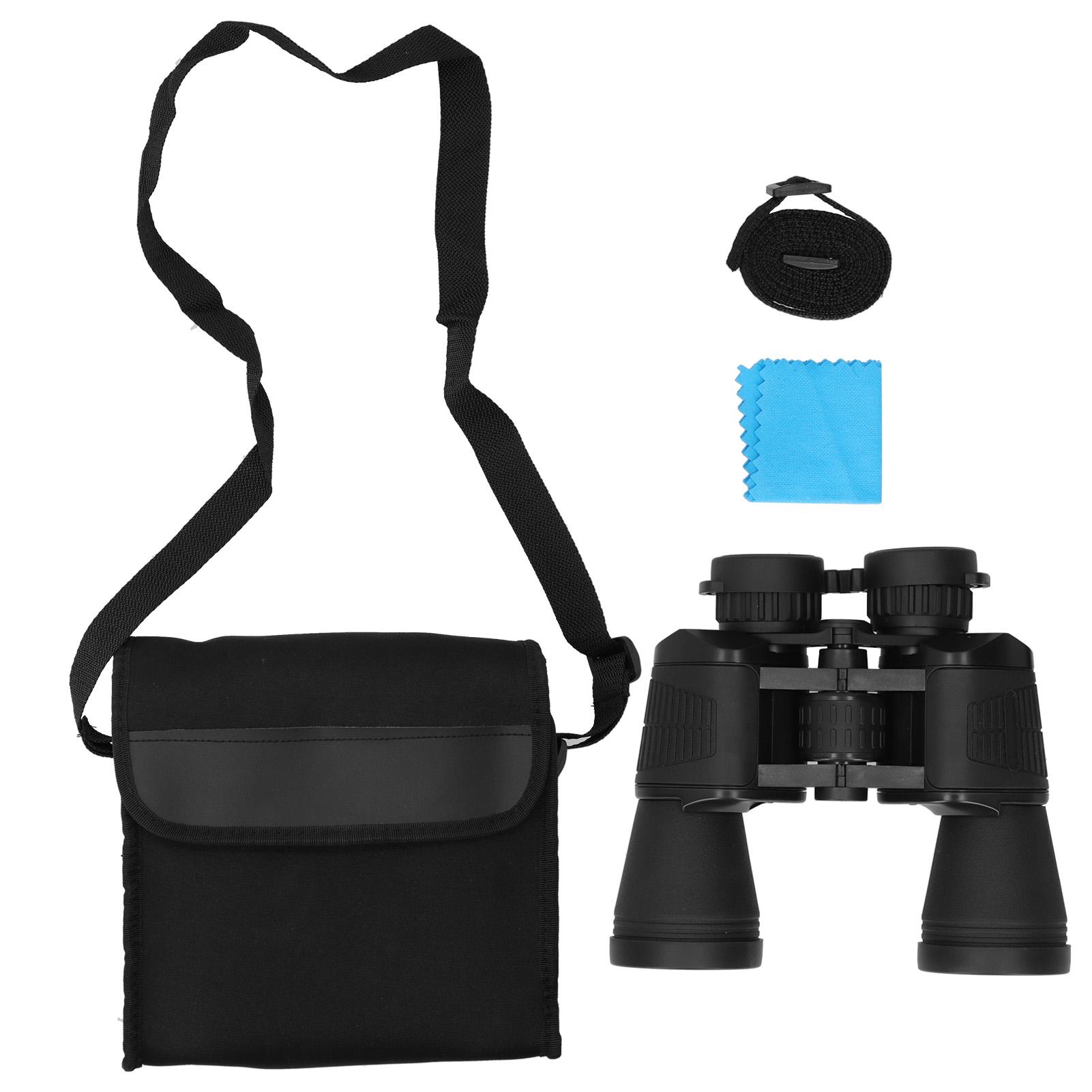 

ZYH‑20X50 Відкритий портативний бінокулярний окуляр Телескоп Протитуманні аксесуари Чорний