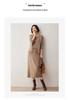 Women's Loose Fit Cashmere Cable Knit Cardigan - Long Sleeve, Round Neck, Autumn/Winter 2024 Collection