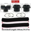 42mm 60mm 75mm 90mm Car Air Diesel Parking Heater 2x Air Outlet Vent + T/YPiece + Duct Pipe + 2x Clamps For Webasto Eberspacher