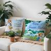 A-Anne of Green Gables Pillow Case Living Room Sofa Decorative Cushion Cover Simple Household Light Luxury Printed Pillow