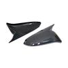 Car Accessories Carbon fiber glossy black Rearview Mirror Cover Caps Housing Lid Case For Toyota Rav4 2013 -2018
