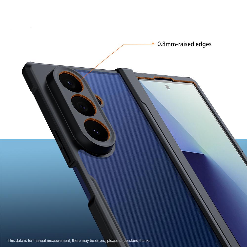 XUNDD For Samsung Galaxy Z Fold7 5G Case TPU+Acrylic Phone Cover with Front Screen Protector