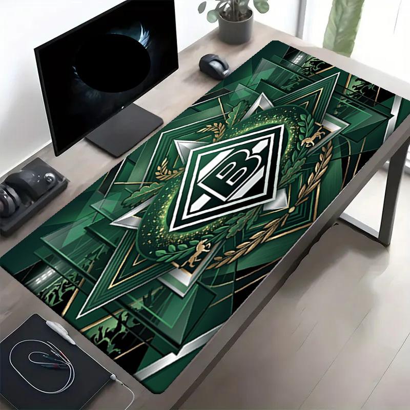 Borussia Mönchengladbach Print Mauspads, Anti-Rutsch Schreibtisch-Tastaturmatte, für PC Laptop Gaming Arbeiten Tägliche Nutzung, Cooles Festival Überraschungsgeschenk