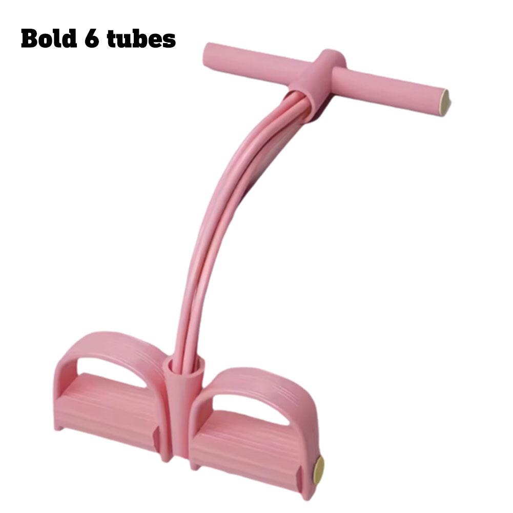 Tensioner per Pedali a 1/4/6 Tubi Attrezzatura Multifunzionale per Fitness Domestico per Yoga Rafforzamento Addominale Fascia Elastica