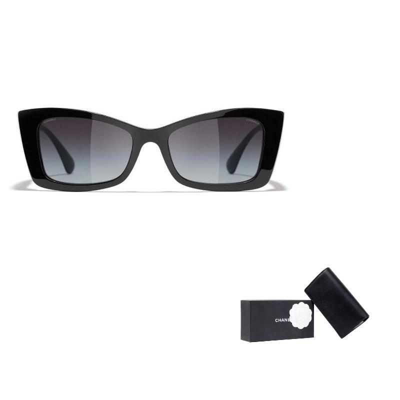 

CHANEL personalized avant-garde fashion trend butterfly sunglasses women s style чорний