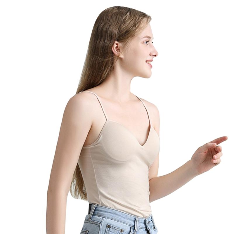 built in bra vest