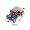 WWII Militärfahrzeug Bausteine Amerikanische Deutsche Soldaten Panzerfahrzeug LKW Charakter Zubehör Mini Ziegelstein Spielzeug TQ010