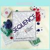 Sequence Spiel Strategie Spielbrett Mit Haltbarem Papier Für Reisen Und Als Geschenk