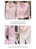 Rongtai Dongli French Chic Cool-Touch Non-Iron Women's Shirt - Spring/Summer 2026 Casual Top