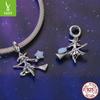 Halloween Luminous Elf Diy Pendant Accessories, Creative Luminous Stone S925 Silver Bracelet Beaded