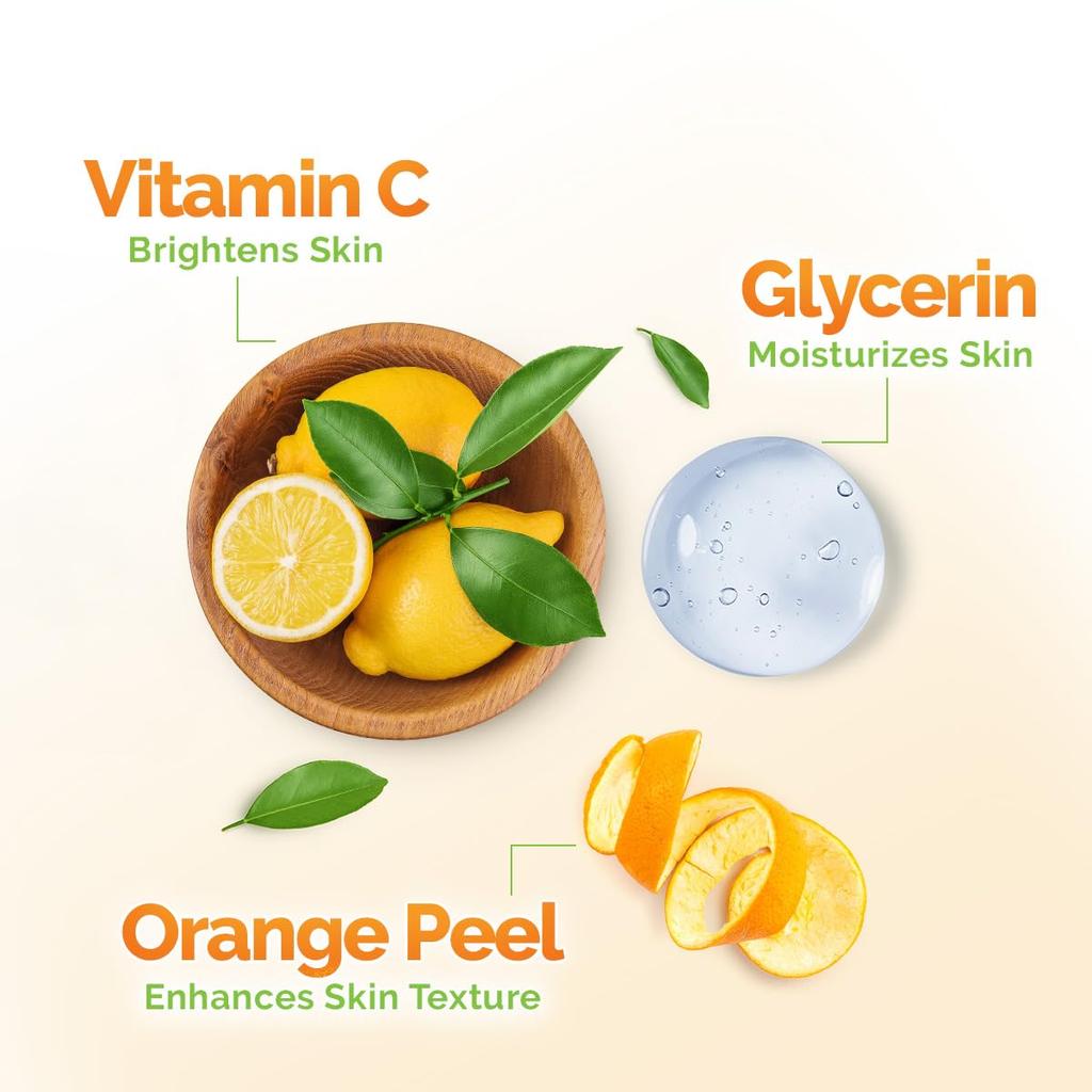 Mamaearth Vitamin C Moisturizing Body Wash 275ml Pack of 1 for Radiant Glow Hydrated Skin Lemon Scent