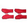 Car Inner Door Bowl Sticker Cover Trim 4* For Ford Explorer - Red Suede