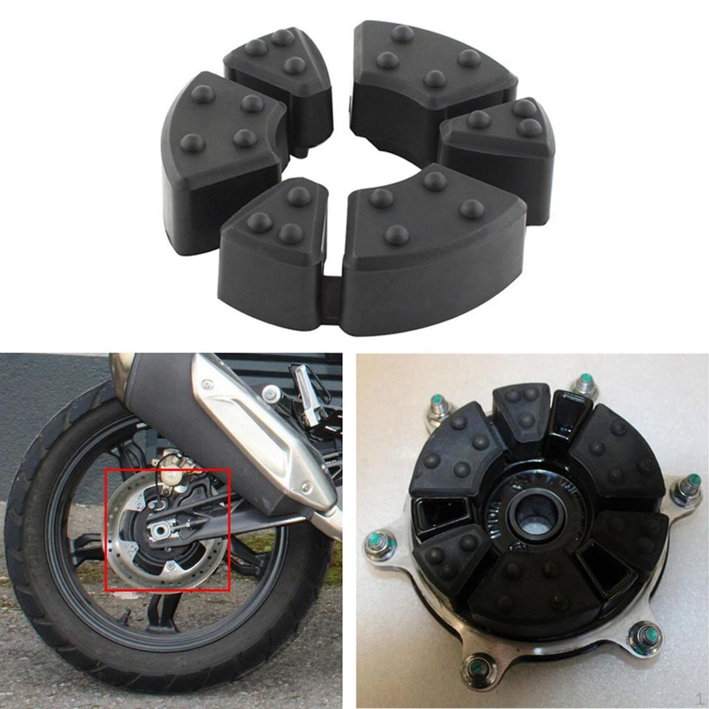 3Pcs Motorcycle Sprocket Hub Damper Rubber Block High Performance Repair Replaces Absorber Rear for
