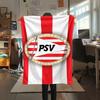 1PC Philips Sport Vereniging Print Flannel Blanket, High quality All Seasons, Home Decor, Warmth and Comfort, Perfect for Christmas Gifts