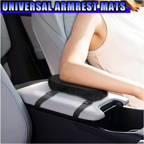 2PCS Car Elbow Pad Arm Rest Cover, Soft Armrest Cushion Pad for Arm Comfortable Support, Anti-Scratch Auto Armrest Pillow Protector, Universal Car