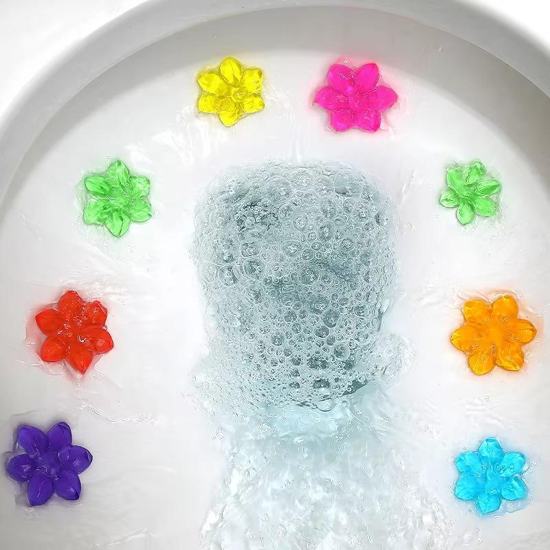 Flower Aromatic Toilet Cleaner Gel Toilet Bowl Gel Stamp Air Freshener Needle Detergent Syringe Aromatic Drain Toilet Clean Tool