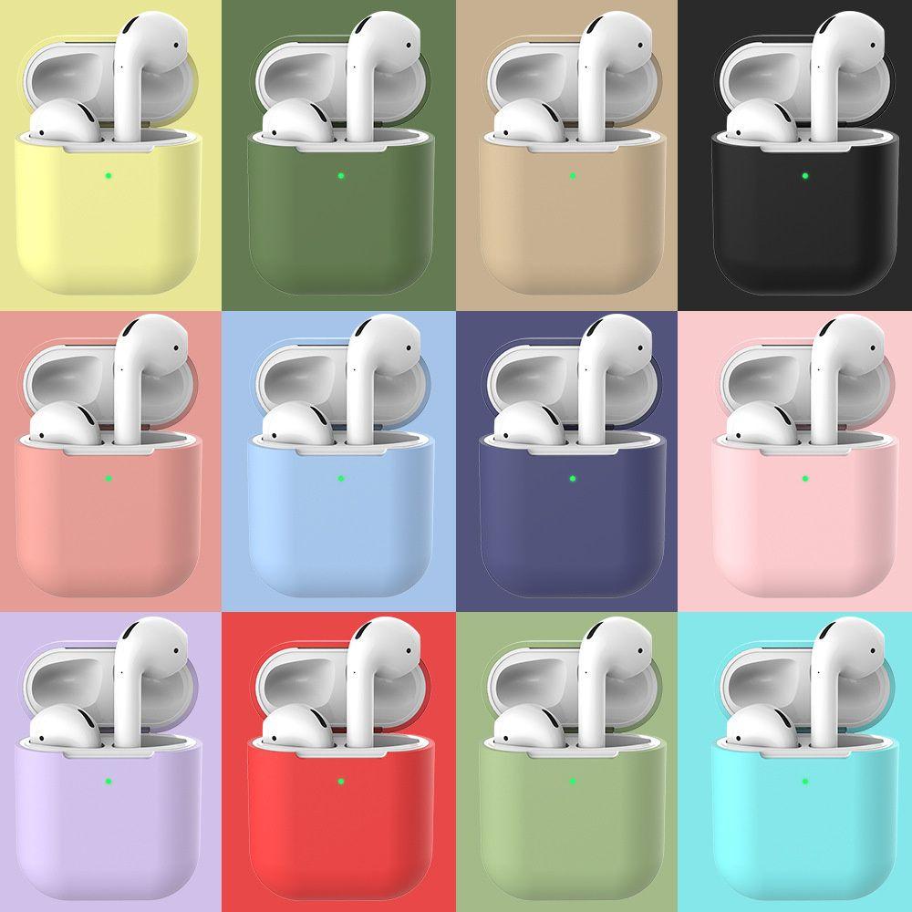 Soft Charging Box Bluetooth Earphone Case Protective Earphone Cover Silicone Cases