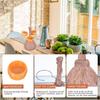 Collapsible Pumpkin Tray Detachable Snack Service Rack Durable Snack Bowl Stand  Broom