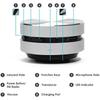 Aluminium Zink Zinklegierung Bluetooth Lautsprecher Mini TWS Kabelloser Lautsprecher Stereo Sound Lautsprecher Outdoor