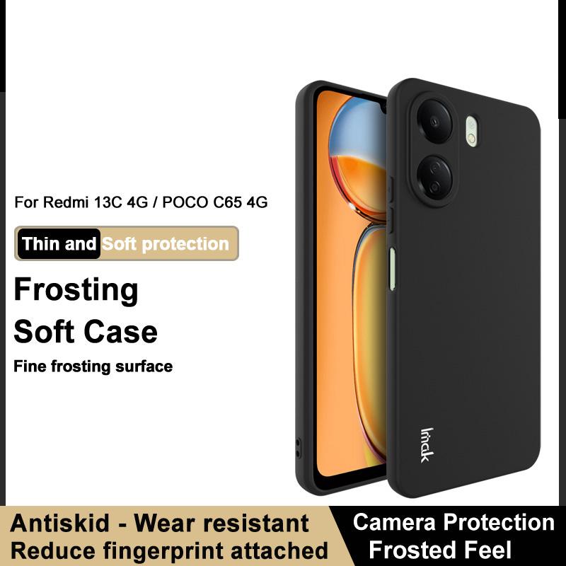 

IMAK UC-3 Series for Xiaomi Redmi 13C 4G/Poco C65 4G Case Anti-Scratch TPU Matte Phone Cover A