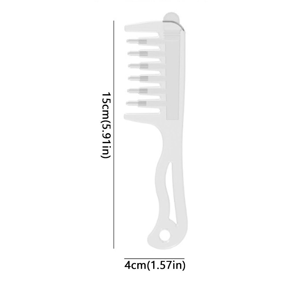 Rolling Metal Teeth Scalp Liquid Guide Comb Hair Care Comb Scalp Beard Car
