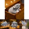 Adorable Plush Mouse Doll For Kids And Adults Soft Stuffed Toy In Cute Gray Color