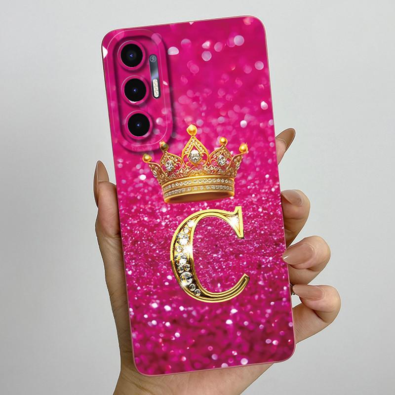 For Tecno Pova 3 6.9" Case Crown Letters Liquid SIlicone Soft TPU Phone Cases For Tecno Pova3 LF7n Camera Protection Back Cover