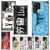 License New York Plate Number Phone Case For Samsung Galaxy S25 S24 S23 Ultra S22 Plus S21 S20 FE S10 + S25Ultra S24U Soft Cover