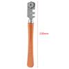 130MM Professional Six Wheel Glass Cutter Craft Cutting Kit Tool with Wooden Handle Wheel Glass Cutting Six Wheel Glass Cutter