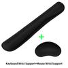 Wrist Rest Mouse Pad Keyboard Wrist Support Set Memory Foam Ergonomic Non Slip Office Gaming Mouse and Keyboard Wrist