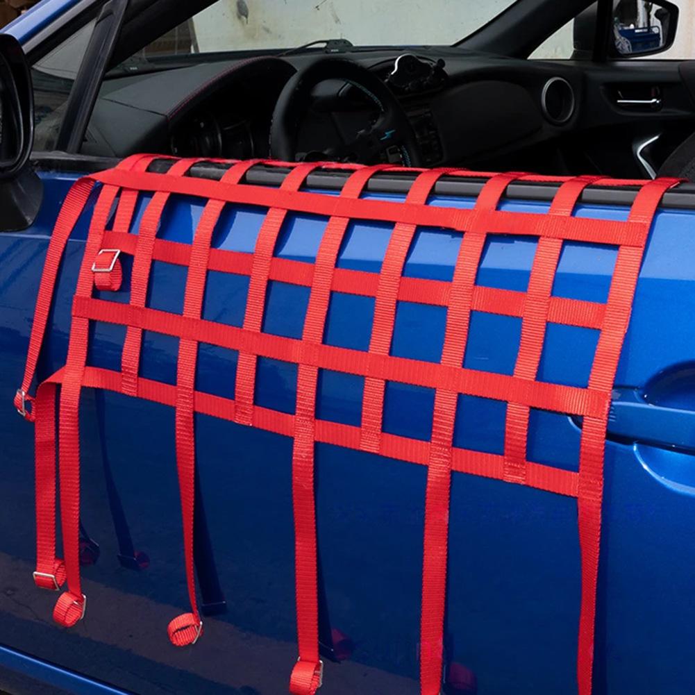 Car Racing Window Net Racing Rally Safety Equipment Window Protect Belts Safety Interior Accessories