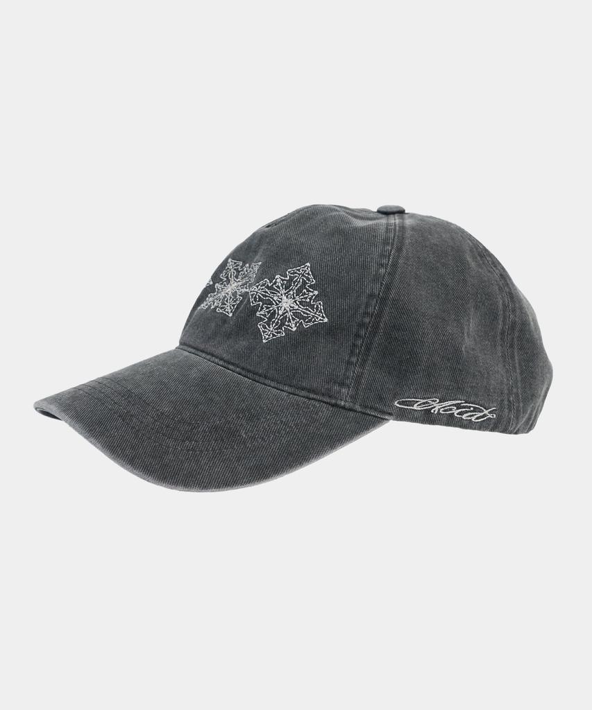 SLOWACID Washed Symbol Link Ball Cap [Charcoal]