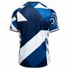 Men's Casual Raglan Sleeve Fashion Top Scottish Football Plaid Pattern Short Sleeve Crew Neck Shirt for Everyday Wear