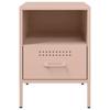 Nightstands 2 pcs Pink 36 x 39 x 50.5 cm Steel
