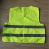Fluorescent Green Reflective Vest Sleeveless Tops Traffic Running Safety Reflector with Reflective Stripe