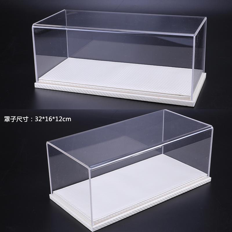 1/18 Vitrine Acrylique Modèle Réduit Voiture Exposition Vers Eux Boîte Couvercle Cache-poussière