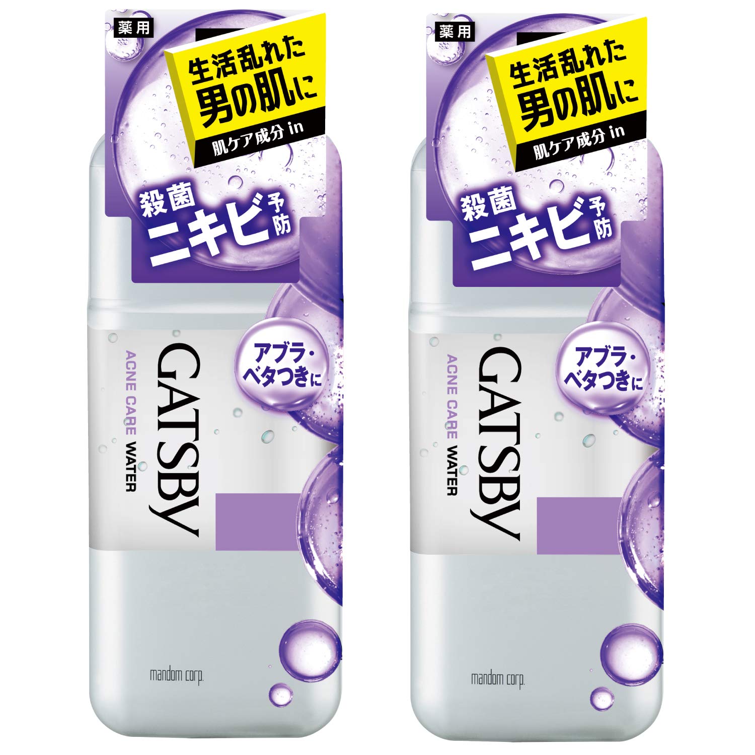 

GATSBY Лечебный уход за кожей от акне, содержит тщательное средство для профилактики акне и жирного блеска, 170 мл [квази-лекарство] Вода, мужской уход, лосьон, стерилизация,