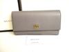 Authentic Marmont G Gray Leather Bifold Flap Long Wallet Purse #9541  Refurbished