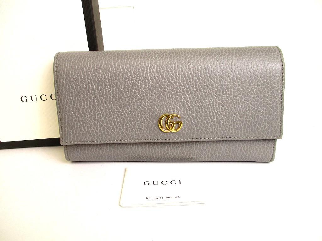 

Автентична шкіряна сумка GUCCI Marmont G Grey із подвійним клапаном і довгим гаманцем №9541 відремонтована