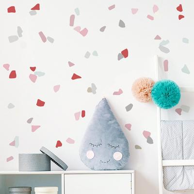 Kreativer Bunter Steine Wandsticker Nordischer Prägnanter Stil Vinyl DIY Kinder Wohnzimmer Schlafzimmer Wandbild Aufkleber Heimdekoration