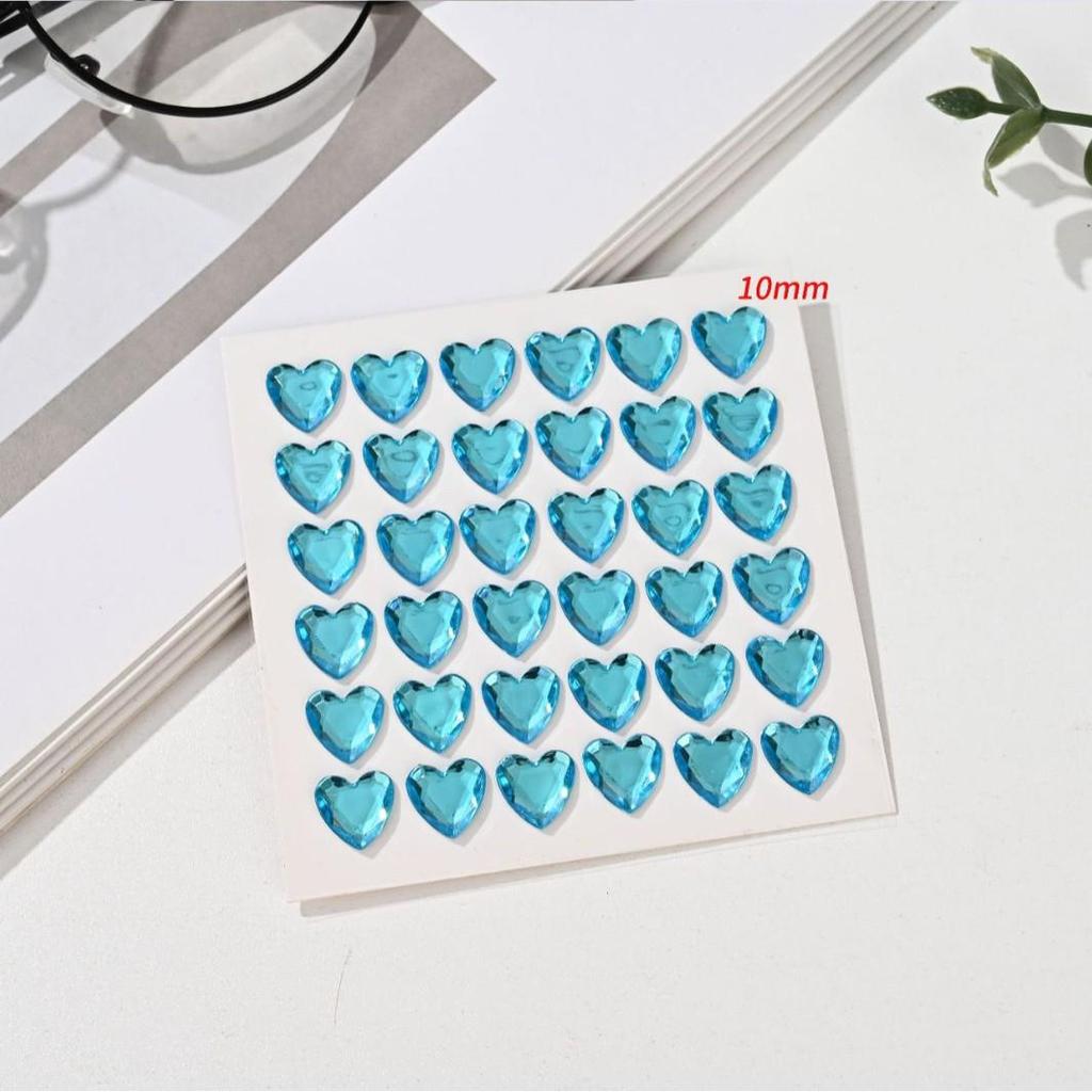 Kinder Herz Diamant 3D Acryl Aufkleber für Kindergarten Belohnungen
