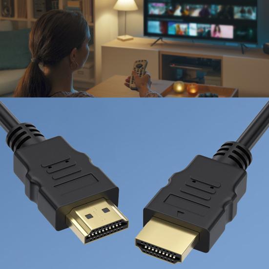 Câble Adaptateur Vidéo Audio Compatible HD 1080P Supportant 4K@30Hz Haute Clarté Affichage TV Projecteur Ordinateur Portable Cordon Convertisseur Accessoires Informatiques