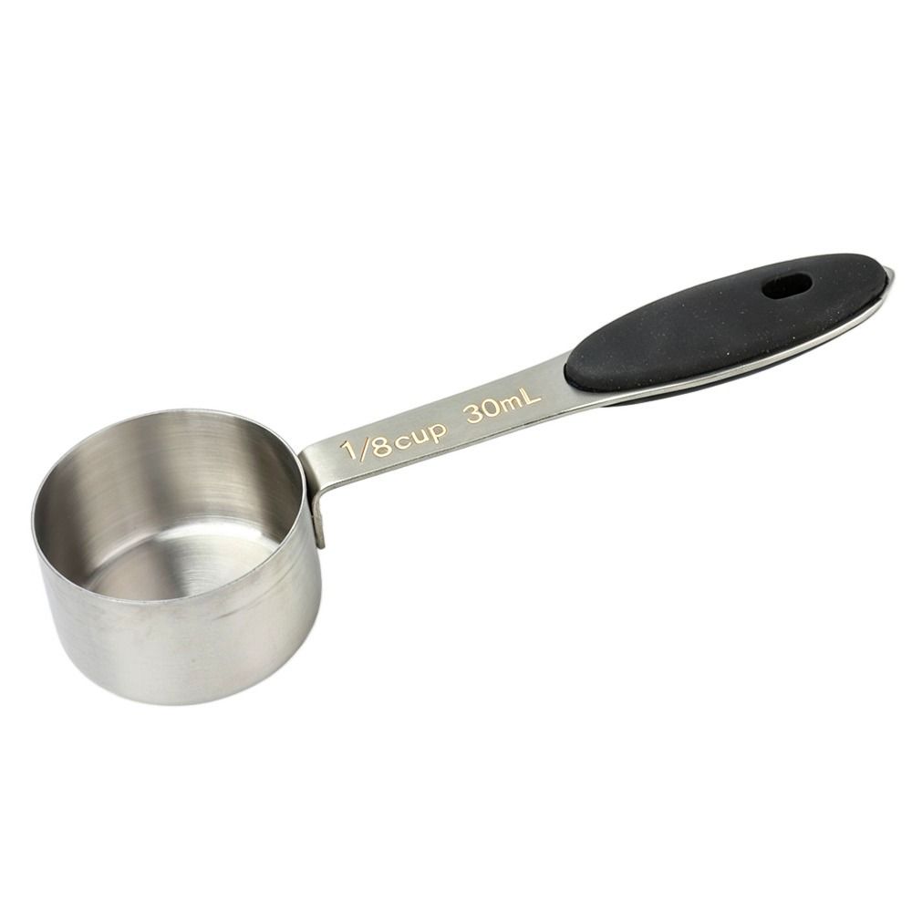 30ml Capacity Coffee Measuring Scoop Comfortable Handle Stainless Steel Tablespoon For Coffee