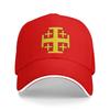Men Women Jerum Cross   Christus Sandwich Hat  , Outdoor Baseball Cap Polyester Jesus Sun Caps Adjustable Racing Cap Summer