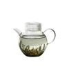 Handmade Transparent Borosilicate Glass Teapot with Filter - Mini Kung Fu Tea Set