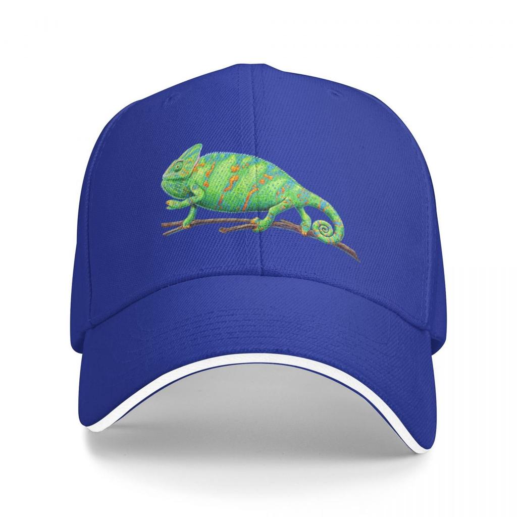 Veiled Chameleon Cap Baseball Cap Hat Luxury Brand Ny Cap Hat for Man Women's 1