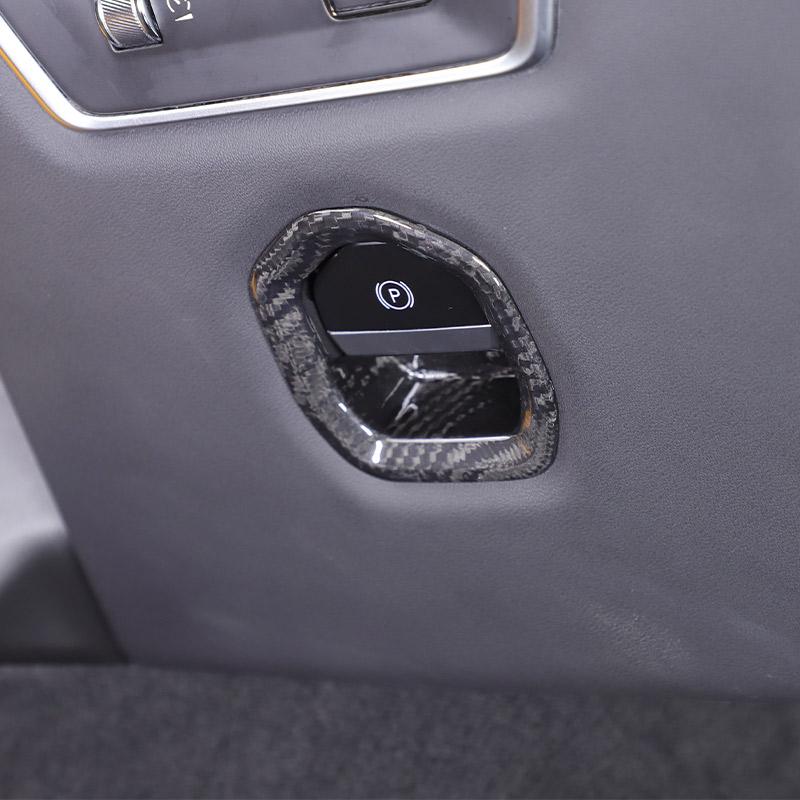 Real Carbon Fiber For Lotus EMIRA 2026-2026 Car P Gear Handbrake Switch Decorative Frame Sticker Car Interior Accessories